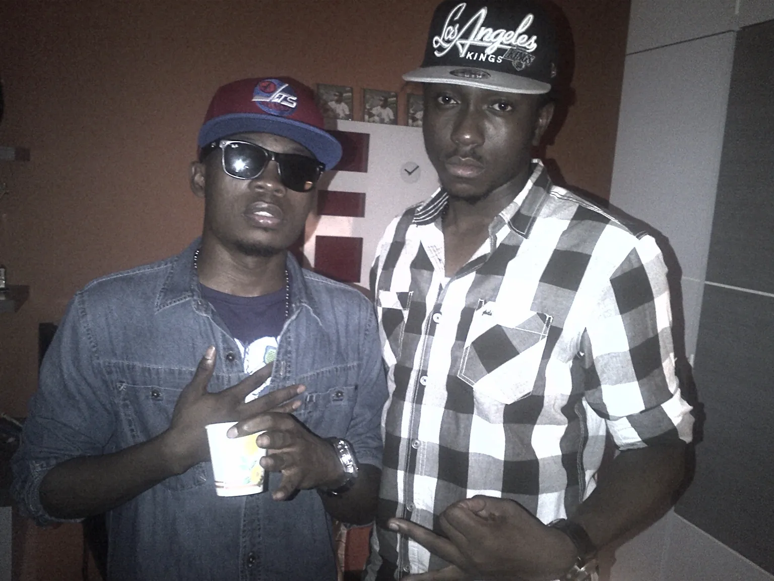 KING STUNNA with a fellow artist